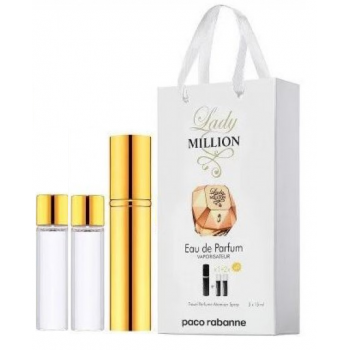Парфюм женский Paco Rabanne Lady Million с феромонами 3х15 мл