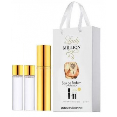 Парфюм женский Paco Rabanne Lady Million с феромонами 3х15 мл