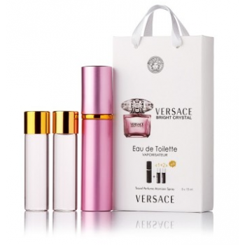 Міні парфум жіночий з феромонами Versace Bright Crystal 3х15 мл