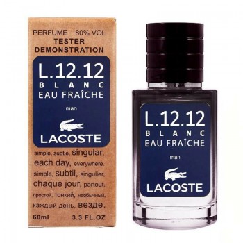 Lacoste L.12.12 Blanc Eau Fraiche ТЕСТЕР LUX мужской 60 мл