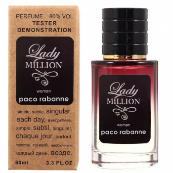 Paco Rabanne Lady Million ТЕСТЕР LUX женский 60 мл 