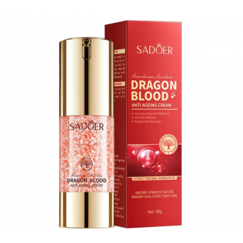 Антивозрастной крем для лица SADOER Dragon Blood с кровью дракона и жидким шелком 30 г