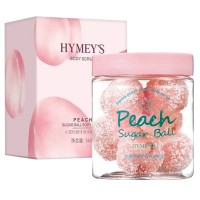 Скраб сахарный в шариках для тела HYMEY`S Peach 140 г