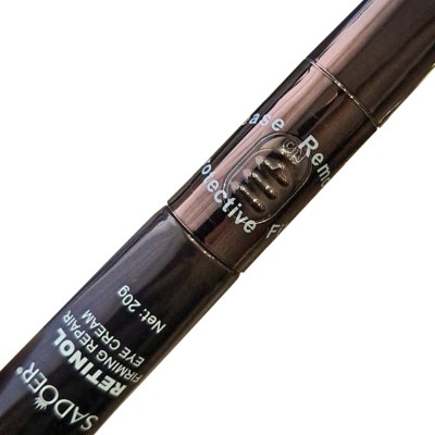 Антивозрастной крем для кожи вокруг глаз SADOER Retinol укрепляющий с вибро-массажером 20 г