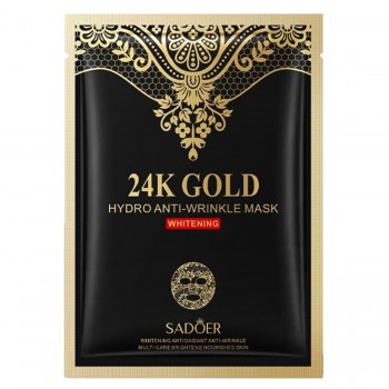 Маска для лица SADOER 24К Gold против морщин c отбеливающим эффектом 30 г