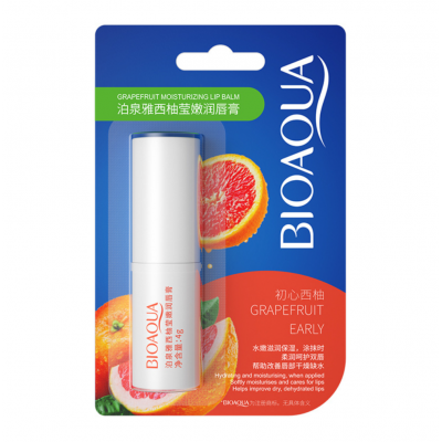 Бальзам для губ BIOAQUA Grapefruit увлажняющий 4 г
