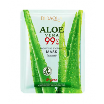 Тканинна маска BIOAQUA Aloe Vera 99% зволожуюча та заспокійлива 25 г