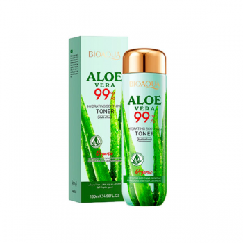 Тонер для лица BIOAQUA Aloe Vera 99% интенсивное увлажнение и восстановление кожи 130 мл