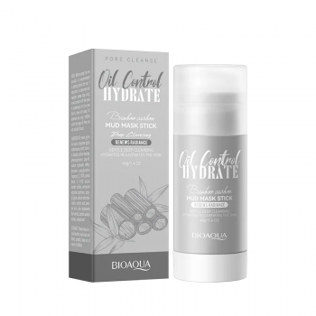 Грязевая маска-стик BIOAQUA Bamboo Charcoal с бамбуковым углем для проблемной кожи, увлажняющий уход 40 г