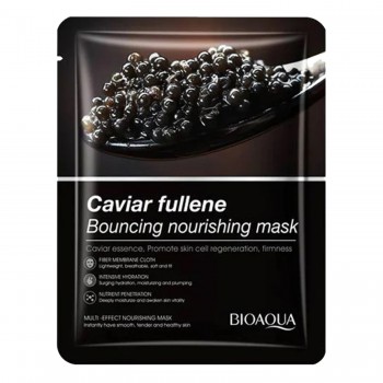 Тканевая маска для лица BIOAQUA Caviar Fullerene питательная 25 г