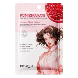 Тканевая маска для лица BIOAQUA Pomegranate омолаживающая, питательная, увлажняющая 25 г