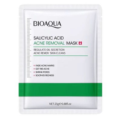 Тканевая маска для лица BIOAQUA Salicylic Acid Acne для проблемной кожи 25 г
