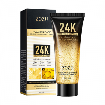 Пенка для умывания ZOZU 24К Gold с гиалуроновой кислотой 100 г