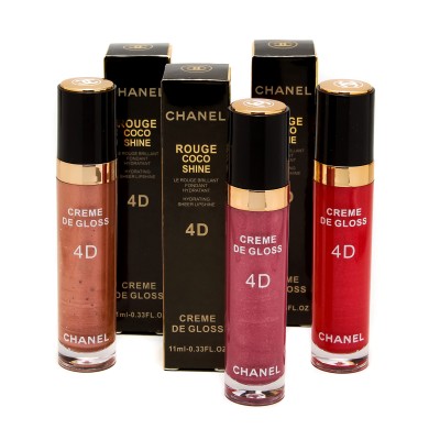 Блеск для губ Chanel Rouge Shine 4D палитра А