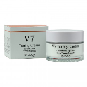 Крем для обличчя BIOAQUA V7 Toning Cream відбілюючий