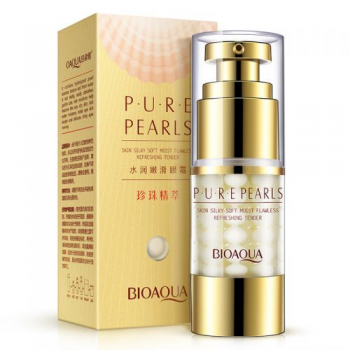 Крем для кожи вокруг глаз BIOAQUA Pearl Essentials Eye Serum с экстрактом жемчуга разглаживающий 25 мл