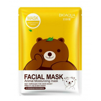 Маска BIOAQUA Facial Mask Animal с эссенцией зеленого чая