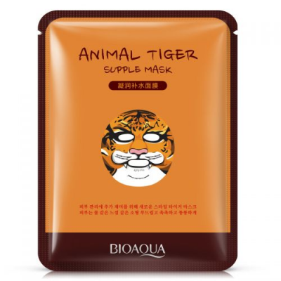 Маска-серветка для обличчя BIOAQUA Animal Tiger Mask Тигр поживна 30 г