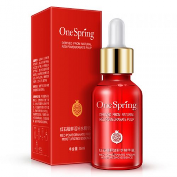 Сыворотка OneSpring Red Pomegranate Fresh для лица увлажняющая с гиалуроновой кислотой и экстрактом граната 15 мл