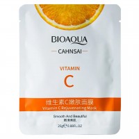 Тканевая маска для лица BIOAQUA Cahnsai Vitamin C с витамином С 25 г