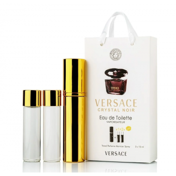Парфюм женский Versace Crystal Noir с феромонами 3х15 мл