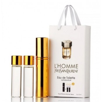 Мини парфюм мужской с феромонами Yves Saint Laurent L`Homme 3х15 мл