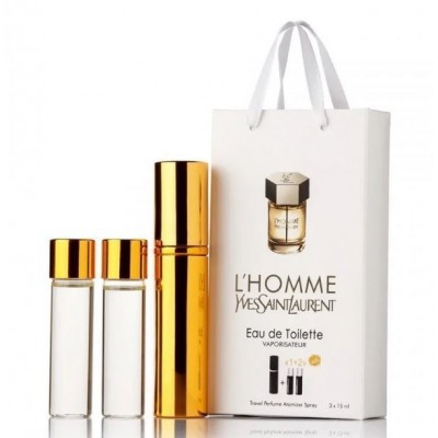 Міні парфум чоловічий з феромонами Yves Saint Laurent L`Homme 3х15 мл