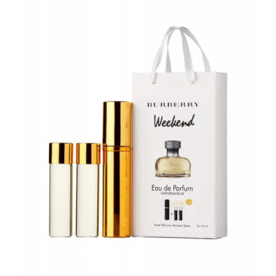 Парфум жіночий Burberry Weekend for Women з феромонами 3х15 мл