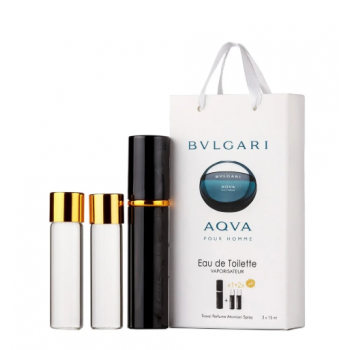 Парфюм мужской Bvlgari Aqva с феромонами 3х15 мл