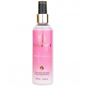 Двофазний парфумований захисний спрей для волосся Versace Bright Crystal Exclusive EURO 200 мл