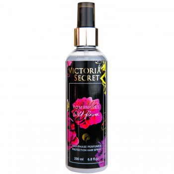 Двофазний парфумований захисний спрей для волосся Victoria`s Secret Bombshell Wild Flower Exclusive EURO 200 мл