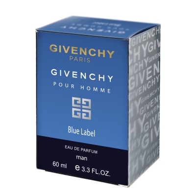 Парфум чоловічий Givenchy Pour Homme Blue Label 60 мл