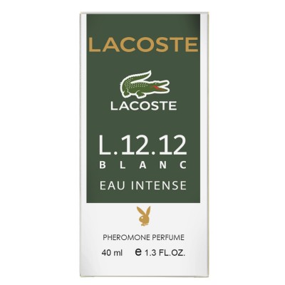 Lacoste L.12.12. Blanc Eau Intense Pheromone Parfum мужской 40 мл