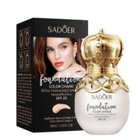 База под макияж SADOER Foundation Color Chang SPF20 №01 Natural 30 г