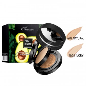 Кушон + пудра ZOZU Avocado Beauty ПАЛІТРА 8 г + 12 г