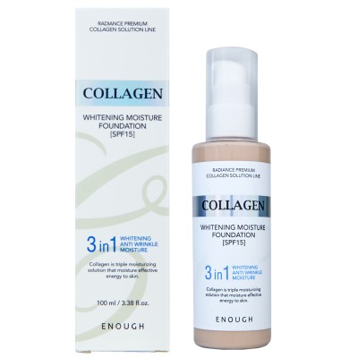 Тональный крем Enough Collagen 3 в 1 SPF15 ПАЛИТРА