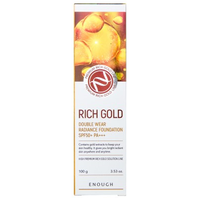 Тональный крем Enough Rich Gold Double Wear Radiance Foundation SPF50+ PA+++ №13