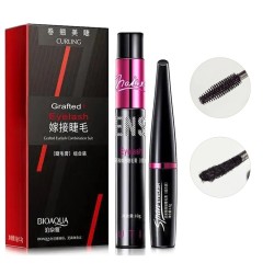 Тушь для ресниц BIOAQUA Grafted Eyelash Combination Suit 2 в 1 с шелковым волокном 10 г+1.5 г