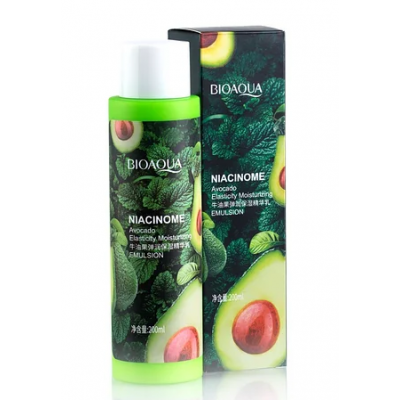 Питательная эмульсия для лица BIOAQUA Niacinome Avocado Elasticity Moisturizing Emulsion с авокадо 200 мл