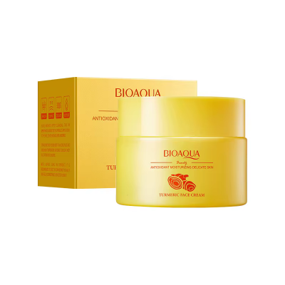 Крем для лица BIOAQUA Turmeric с куркумой, увлажняющий и антиоксидантный 60 г 
