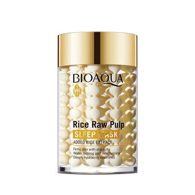 Ночная маска для лица BIOAQUA Rice восстанавливающая и питательная 120 г