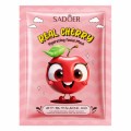 Тканевая маска для лица SADOER Real Cherry Hyaluronic Acid увлажняющая, питательная 25 г