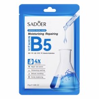 Тканевая маска для лица SADOER Vitamin B5 увлажняющая 25 г