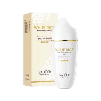 Тонер для обличчя SADOER White Rice Nicotinamide освітлюючий 120 г