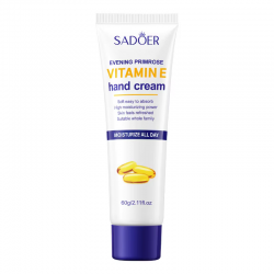 Крем для рук SADOER Vitamin E+ Evening Primrose зволожуючий, живильний 60 г