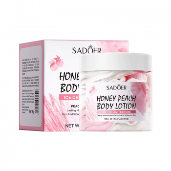 Лосьйон-баттер для тіла SADOER Ice Cream Honey Peach живильний, зволожуючий 180 г