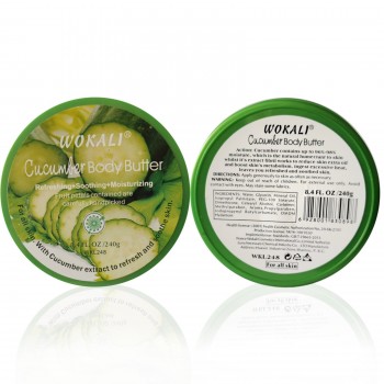 Крем для тела на основе масла Wokali Cucumber Body Butter WKL248