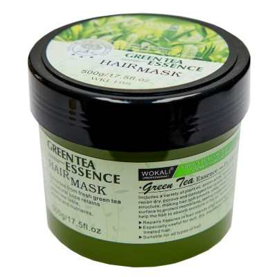 Маска для волос Wokali Natural Organic Green Tea Essence Hair Mask WKL198 500 г