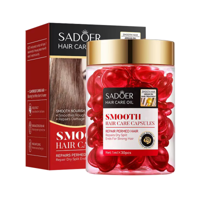 Капсулы для волос SADOER Argan Oil Rose восстановление и мягкость 30 шт