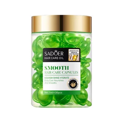 Капсули для волосся SADOER Argan Oil Aloe шовковистість та захист 30 шт